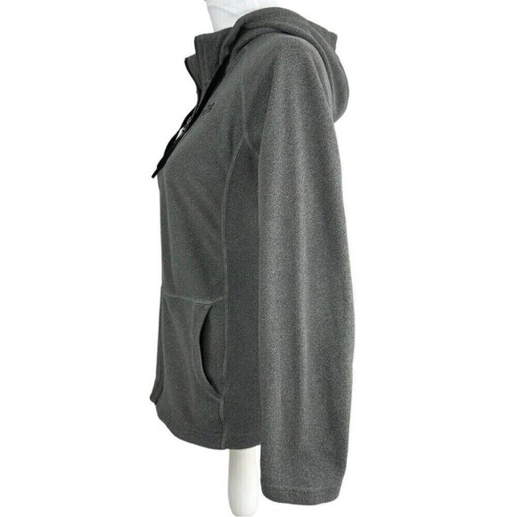 The North Face‎ Women's Grey Polartec Classic Full Zip Fleece Hooded Jacket S/37 - Picture 4 of 16